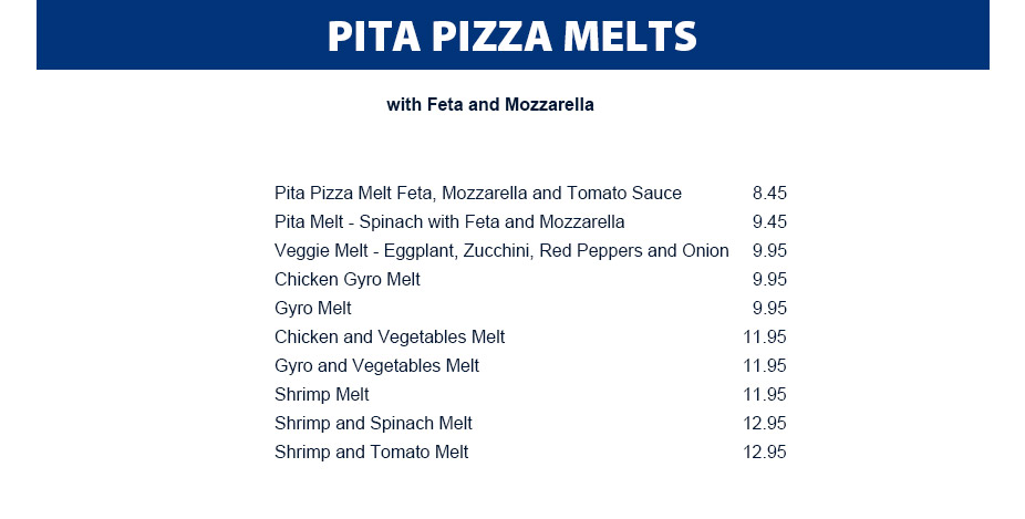 Pita Pizza Melts